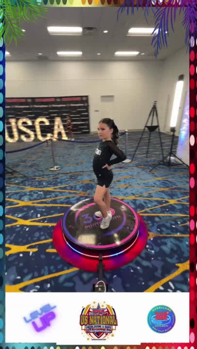 Cheer Dance 360 Photo Booth Experience